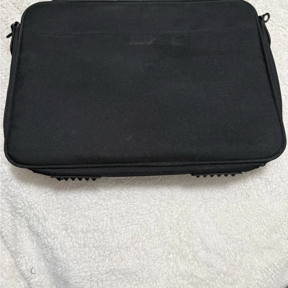 Vtg deadstock Targus Laptop Briefcase Y2K Office Core Minimalist Tech Bag Strap